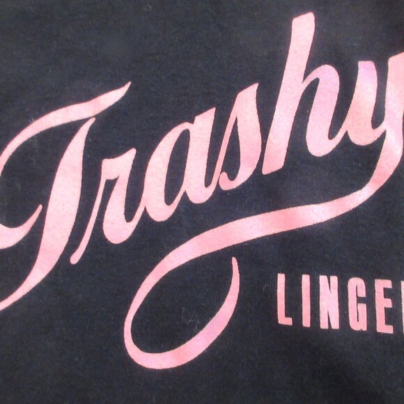 Vintage Trashy Lingerie Black/Pink T Shirt - Picture 3 of 8